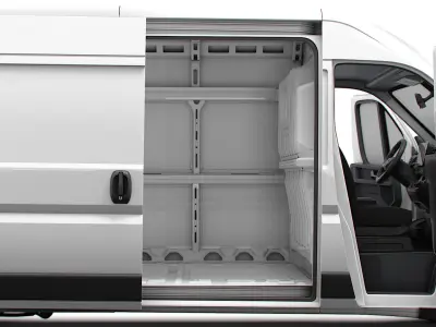 Toyota ProAce Electric Max Van L3H2 HQ Interior 2025 3D model