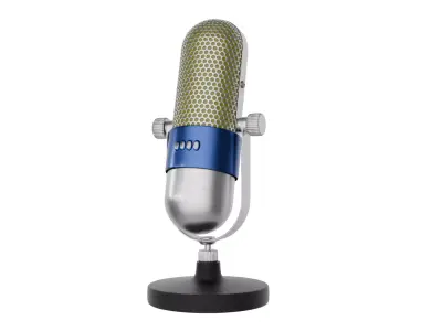 Classic Studio Microphone 3D model