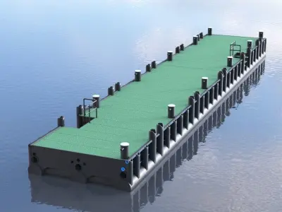 Water Dock  3D model