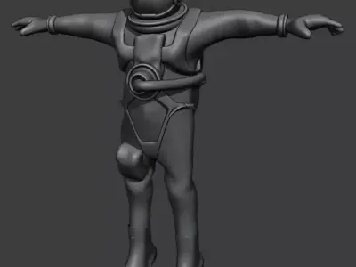 Astronaut space suit Free 3D model