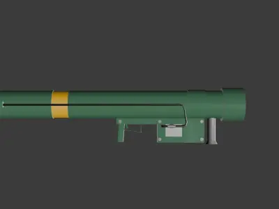 Stinger Launcher Low-poly 3D model