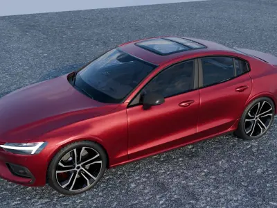 Volvo S60 Free low-poly 3D model