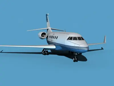 Dassault Falcon 2000 V02 3D model