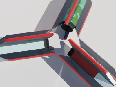 Bunch O Missiles Low-poly 3D model