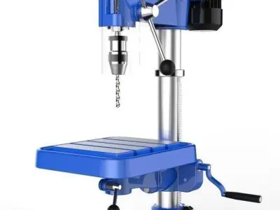 Drill Machine - All Parts 3D model