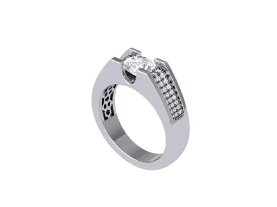 Wedding Ring  3D print model 333