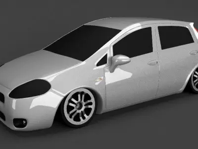 fiat punto air stl 3D print model