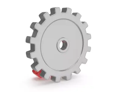 Repair Icon Low-poly 3D model