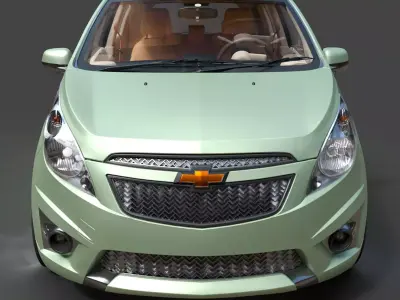Chevrolet Spark LT - Detailed 3D Model 3D model