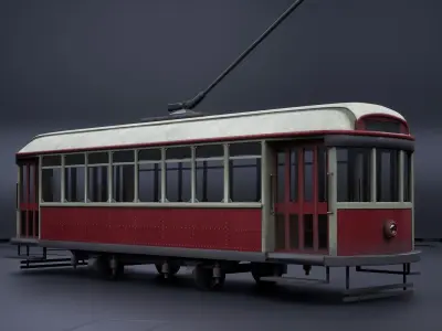 Old Tram 3D model