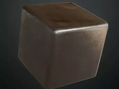 Industrial Scratched Metal Surface PBR Seamless Texture