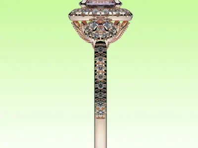 Ring Three Halos 3D print model