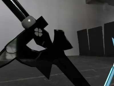 Swords - Dark Repulser and Elucidator - Sword Art Online Low-poly 3D model