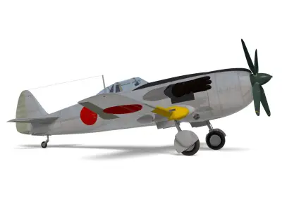 Nakajima Ki87 3D model