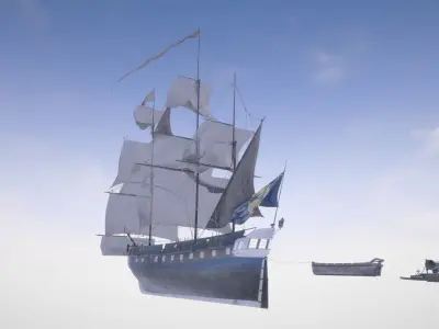 Sail Boat 3D model