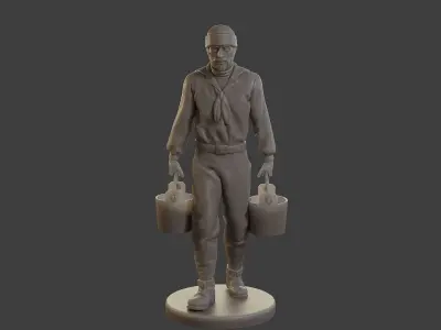 1900 Antartic Sailor ANS1 009 3D print model