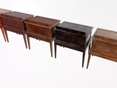 Store Desk Low-poly 3D model