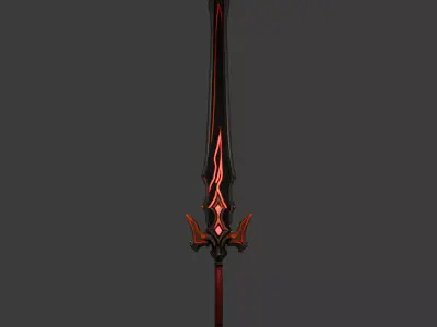 Demon Blood Sword 3D model