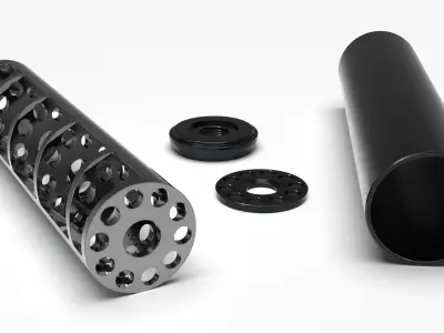 KRISS 4GSK Suppressor 3D model