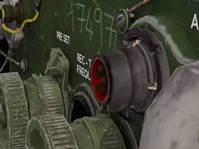PRC-77 Military Radio Free 3D model