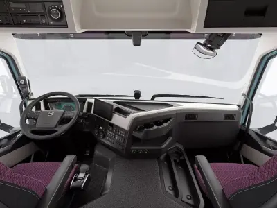 Volvo FM 2020 Crane 3D model
