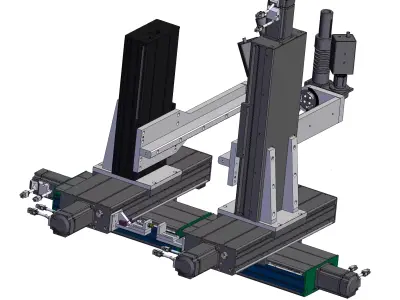 Six-axis Synchronous Welding Machine  3D model