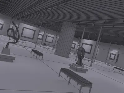 Art Gallery Collection 3 3D model