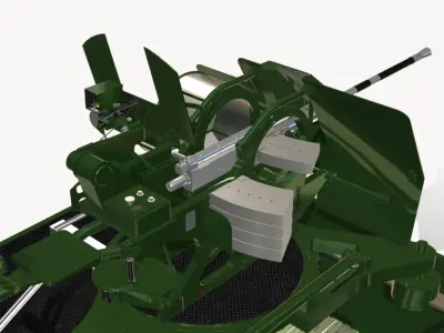 conceito veiculo blindado 4x4  Low-poly 3D model