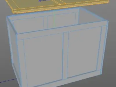Industrial Crate Free low-poly 3D model