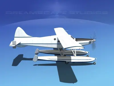 DeHavilland DHC-2 Turbo Beaver V09 3D model