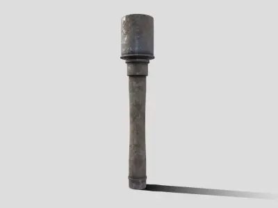 Stick Grenade Low-poly 3D model buy
