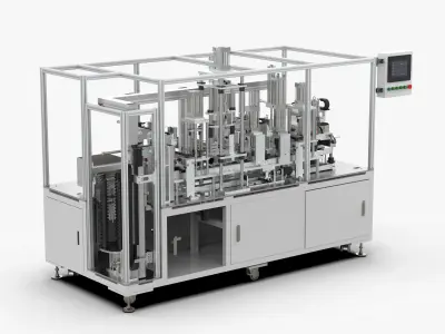 Automatic Bearing Assembly Machine 3D model