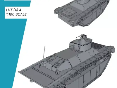 LVT A 4 3D print model