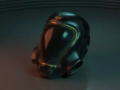 Sci-FI Helmet 3D model