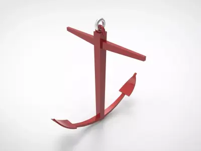 Kedge Anchor  3D model