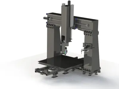 5 axis CNC milling machine Free 3D model