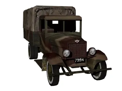 Fiat 621 L Low-poly 3D model