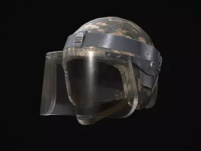 Helmet Kiver-M LP - PBR 3D model Game Ready Low-poly 3D model