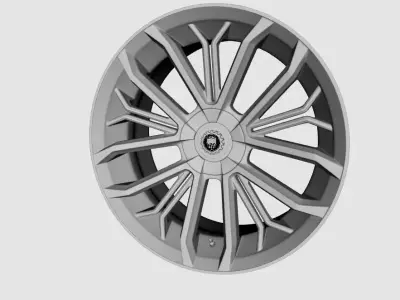 Wheels LUMMA CLR RACING 3D model