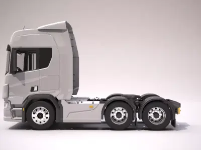 Generic European Semi Truck 3D model