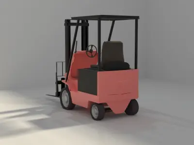 Forklift 3D model get