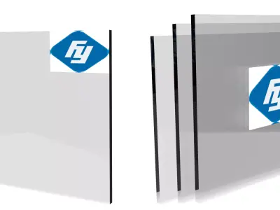 Fuyao Company Pure Industrial Glass Low-poly 3D model