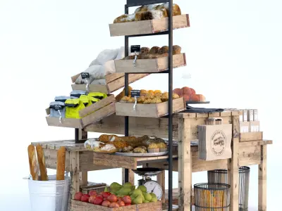 Market Place  3D model