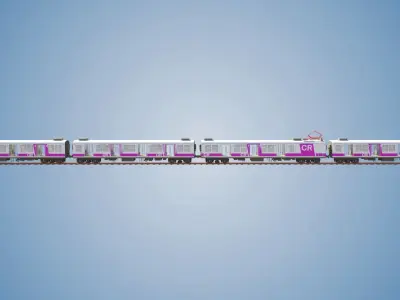  Bombardier EMU Local Train 3D model