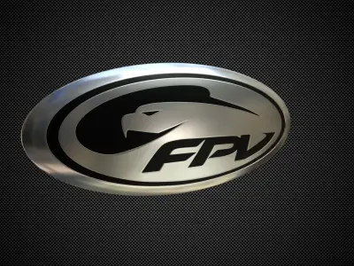 fpv logo 3D model