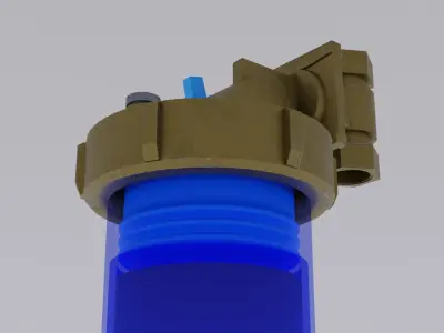 Boiler Filter 3D comleted of textures and PBR materials  Low-poly 3D model