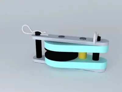 Davit Simple 3D model