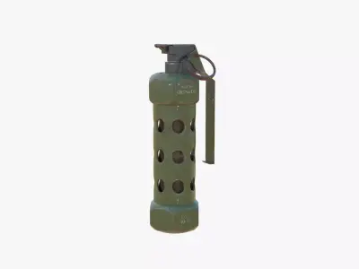 M84 Stun Grenade Low-poly 3D model get