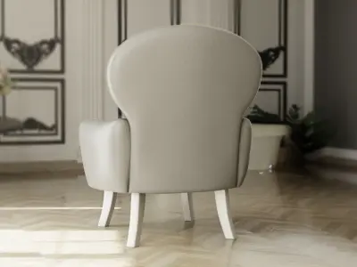 Furniture Accent Chairs Bohemian 010 Low-poly 3D model