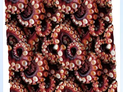 Octopus Seamless Texture Texture Textured